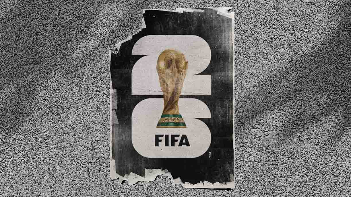 Logotipo da Copa do Mundo de 2026: seguro, porém incômodo