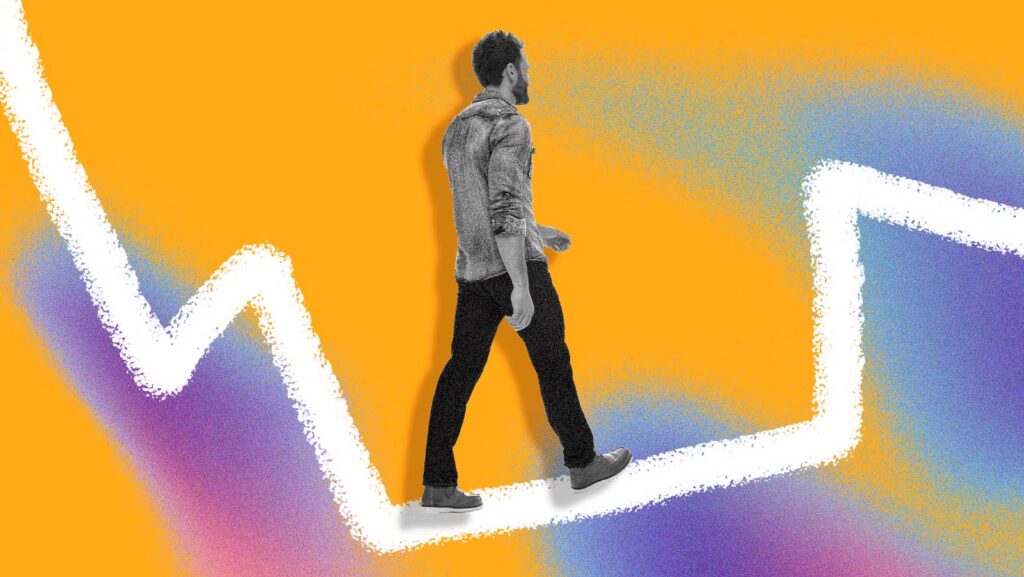 carreira em ziguezague