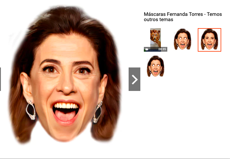 Fernanda Torres inspira fantasias de Carnaval