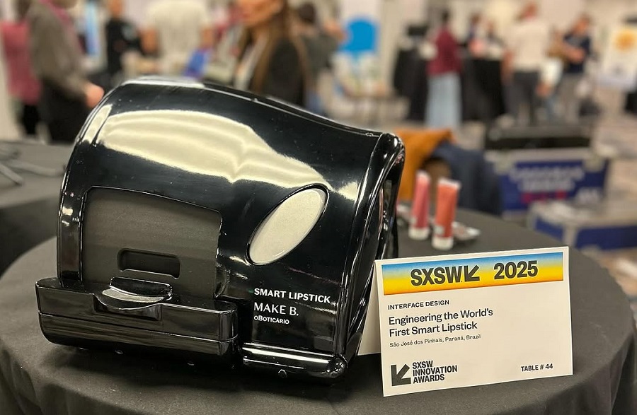 Batom inteligente criado pelo Grupo Boticário