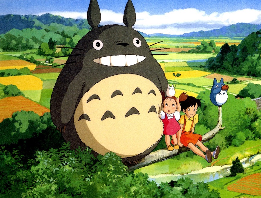 Cena do filme de animação Meu Amigo Totoro, do Studio Ghibli