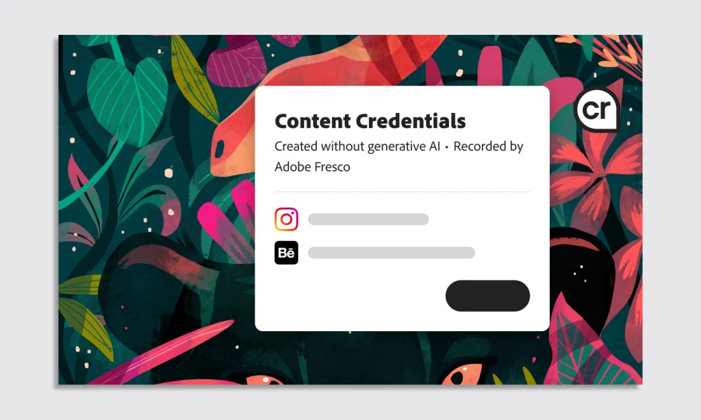 Adobe imagens sem IA