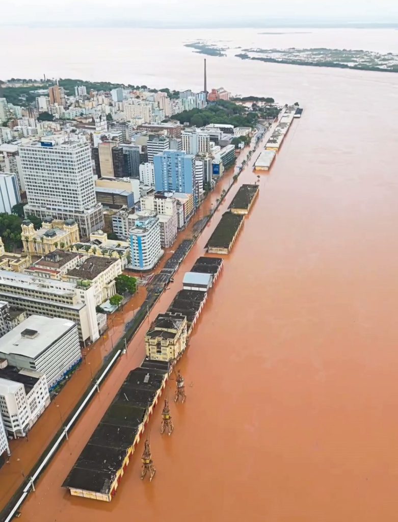 enchente em Porto Alegre/ maio de 2024