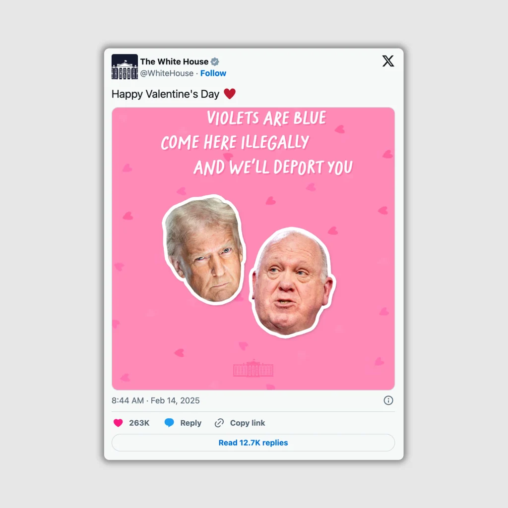 conta da Casa Branca no  Twitter/ 100 dias do governo Trump