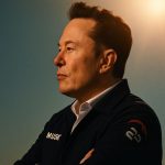 Elon Musk de perfil