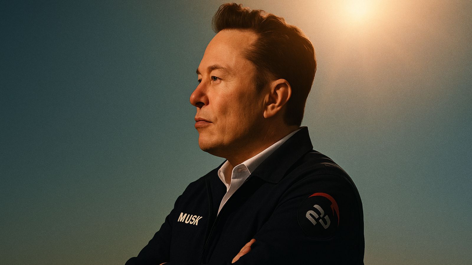 Elon Musk de perfil