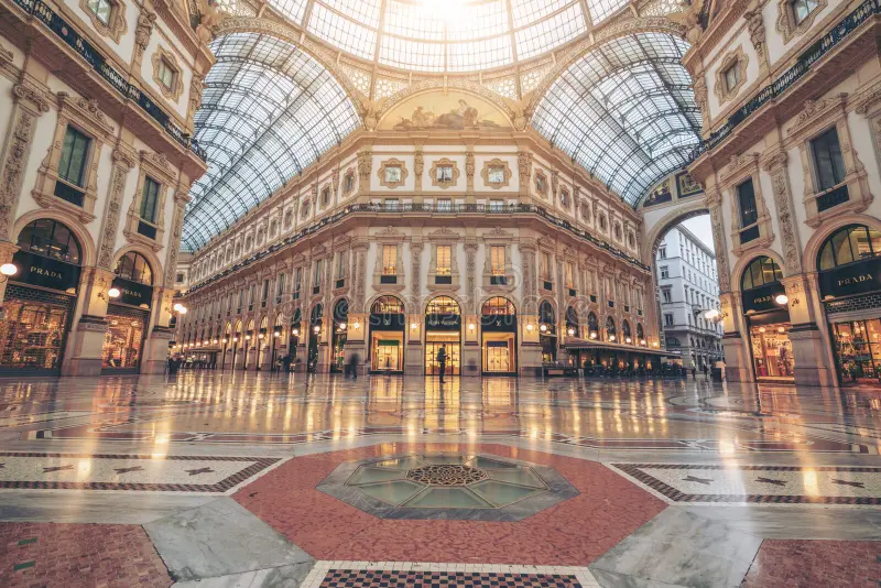 Galeria Vitorio Emanuele, na cidade de Milão