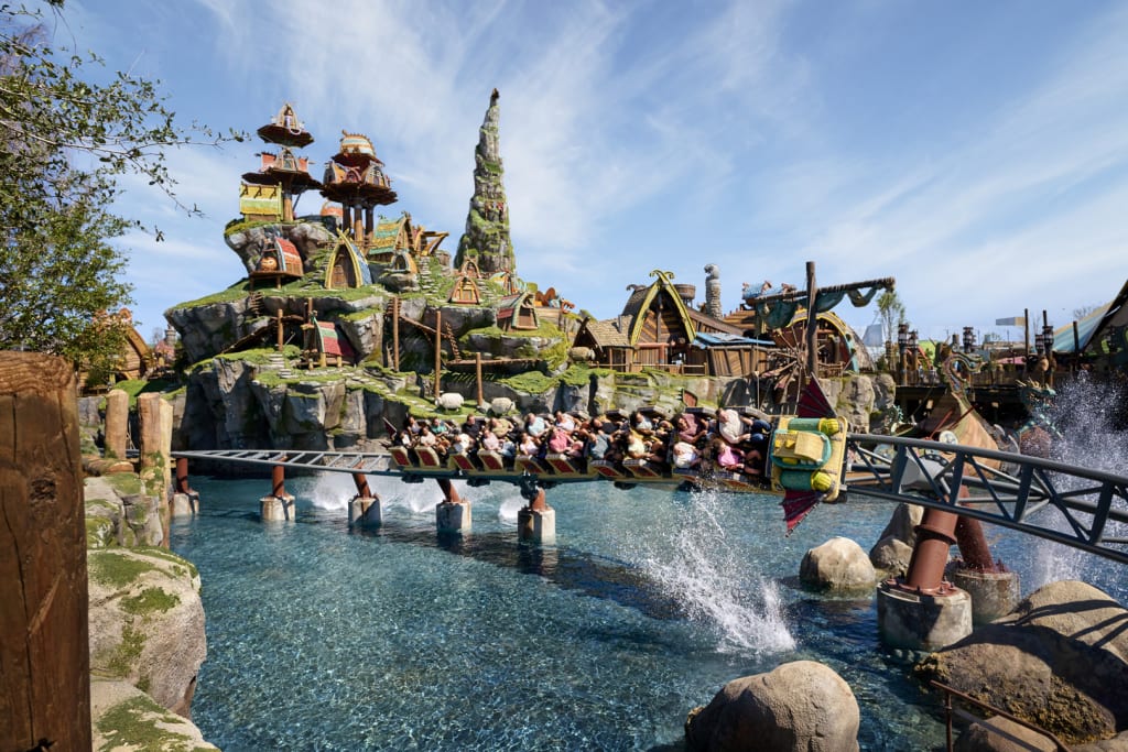 espaço Celestial Park no parque Epic Universe, na Flórida