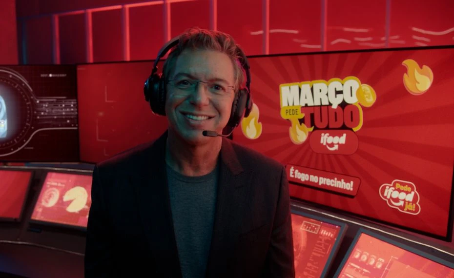 campanha publicitária  do iFood com Boninho no BBB