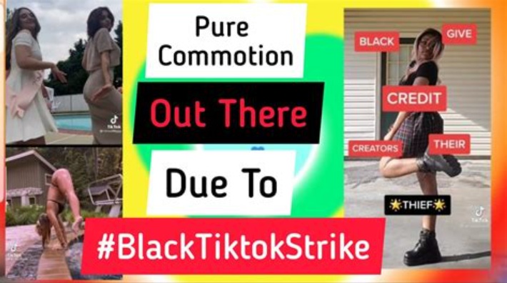 movimento BlackStrike noTikTok