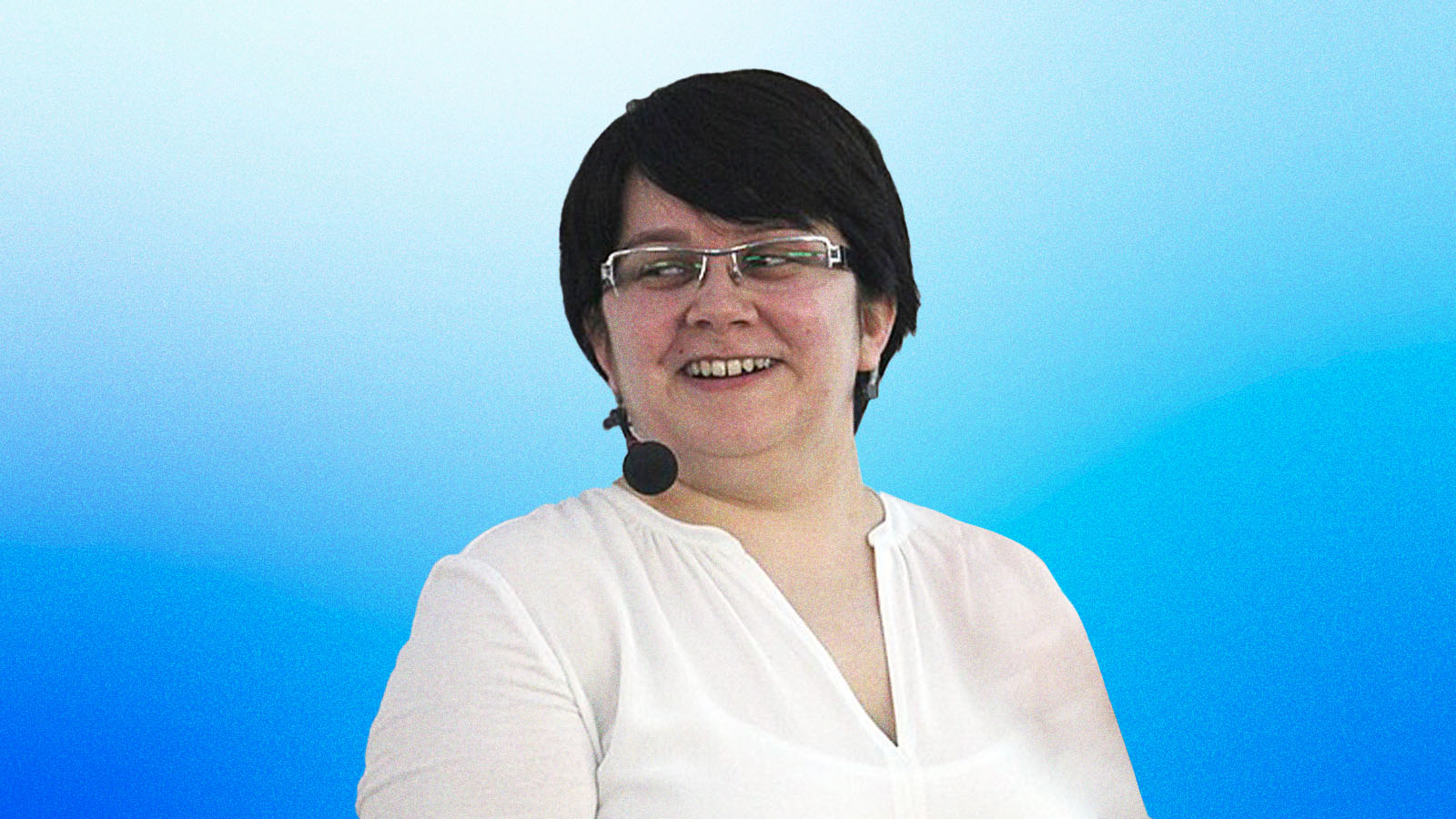 Lydia Pintscher, líder do projeto Wikidata na Wikimedia Alemanha