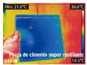 placa de cimento super resfriante