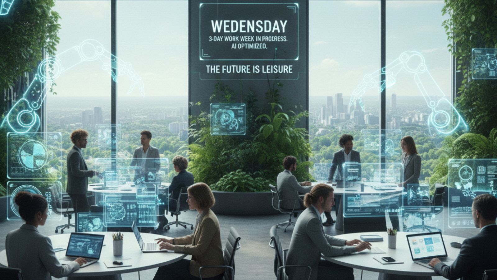 Semana três dias trabalho