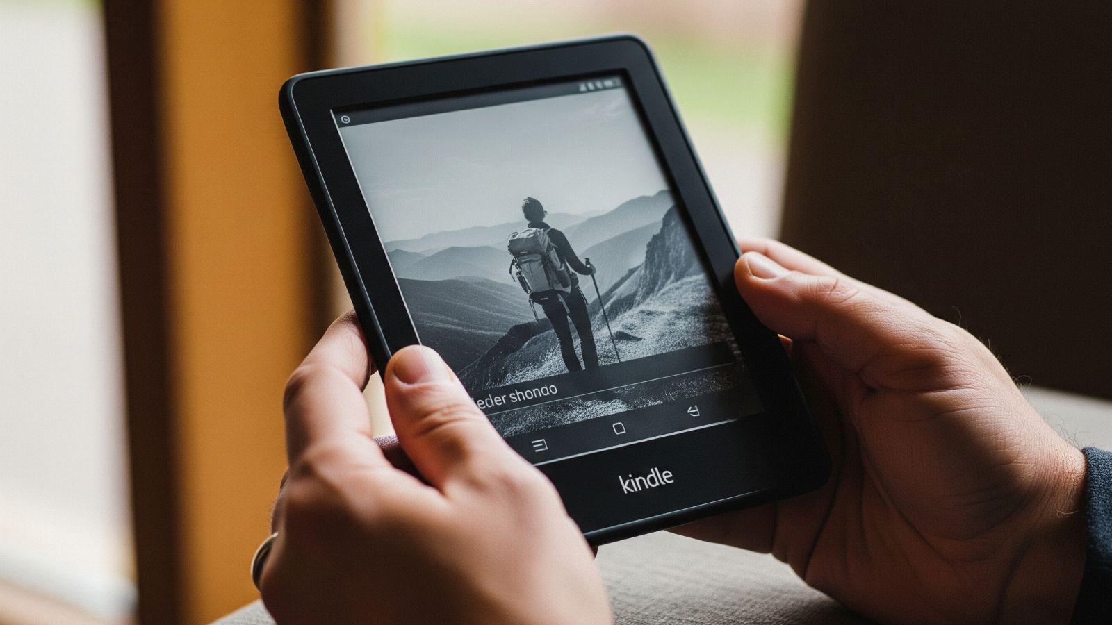 Tela descanso personalizada Kindle