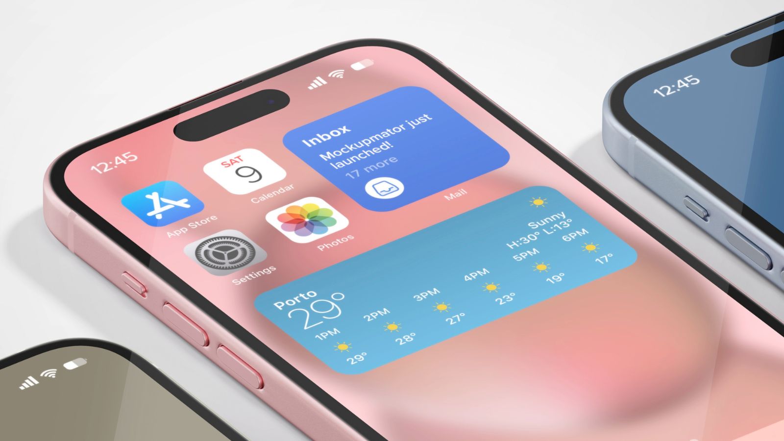 iPhone tela principal