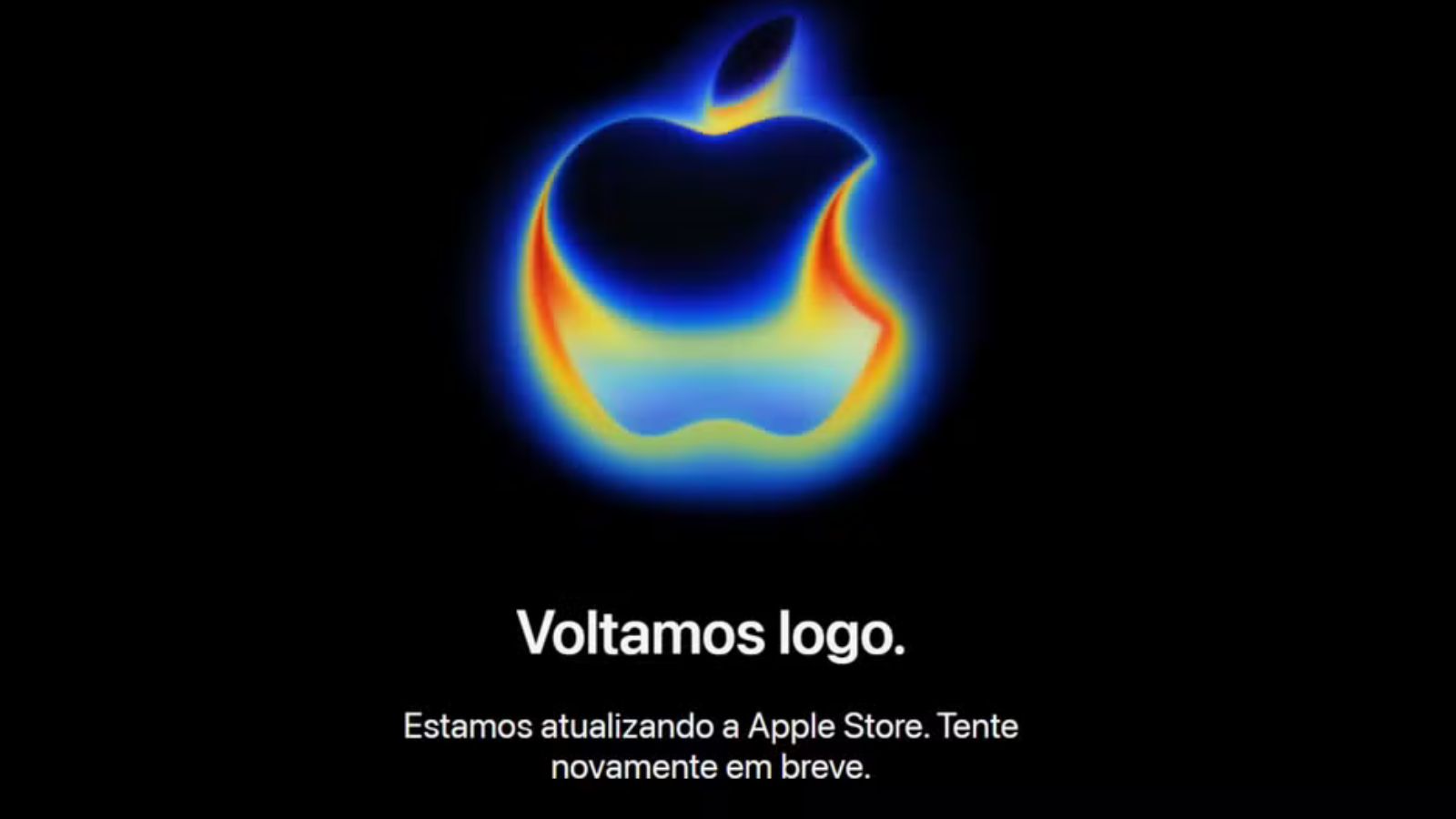 Site da Apple fora do ar