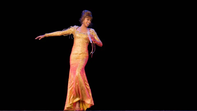 holograma da cantora Whitney Houston
