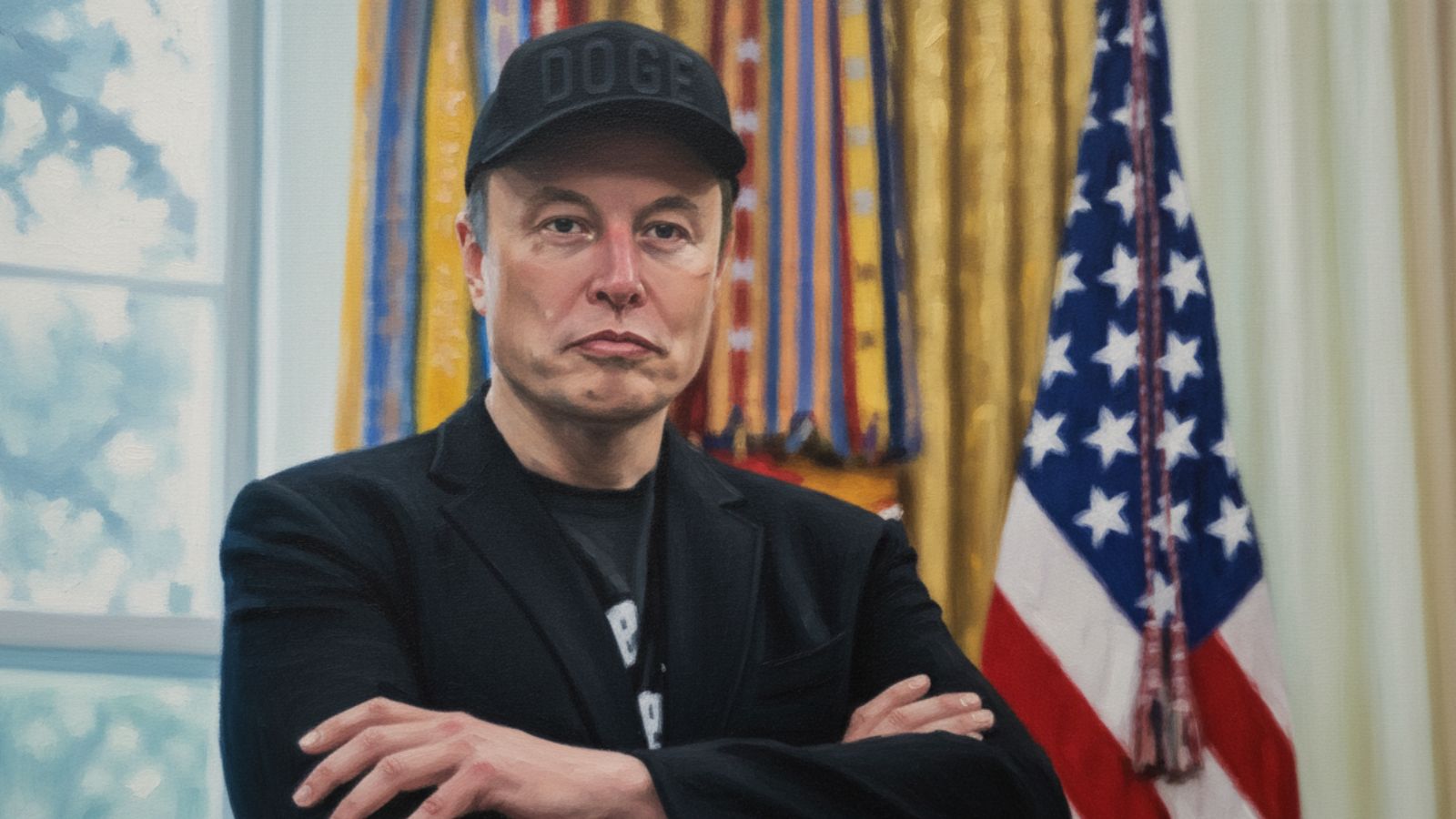 Elon Musk na casa Branca