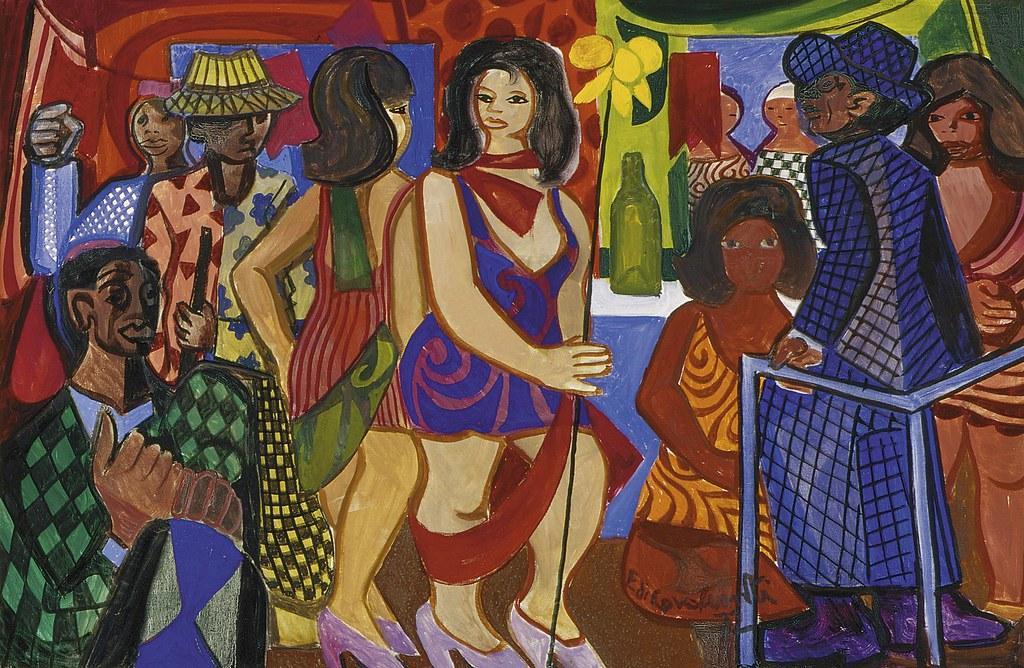 quadro "Baile Popular", do pintor Di Cavalcanti