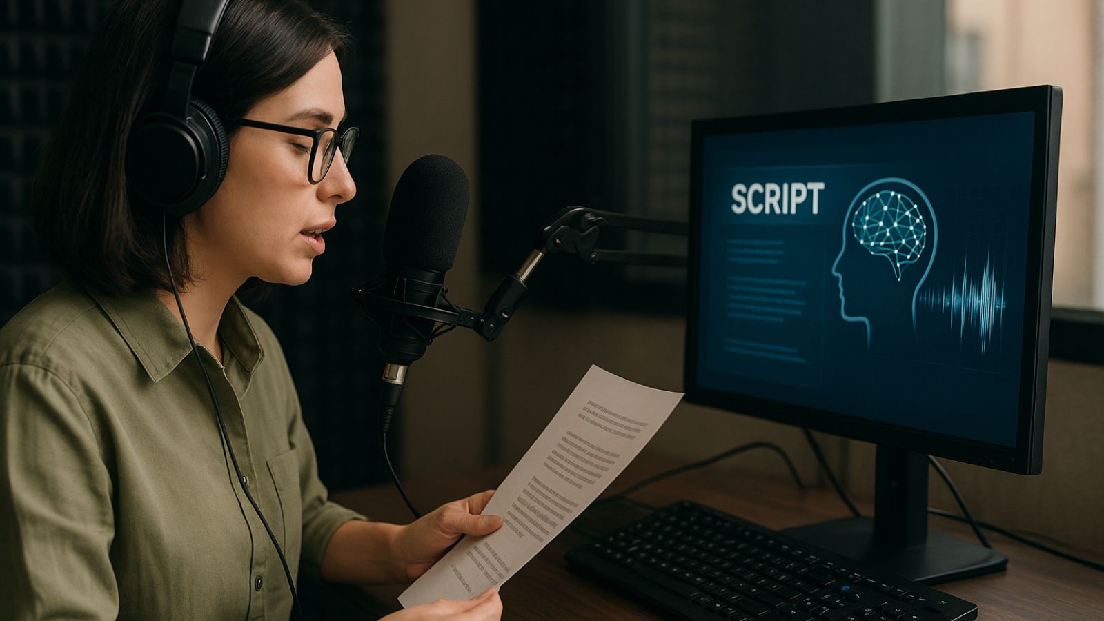 Gravação Profissional em Estúdio de Áudio com IA