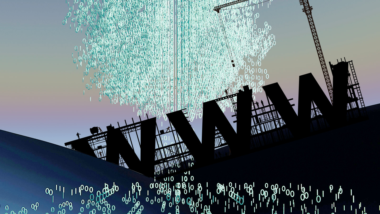 imagem ilustrativa de navegação na internet com 3 letras W