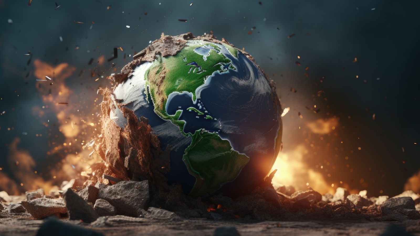 Planeta Terra fotorrealista