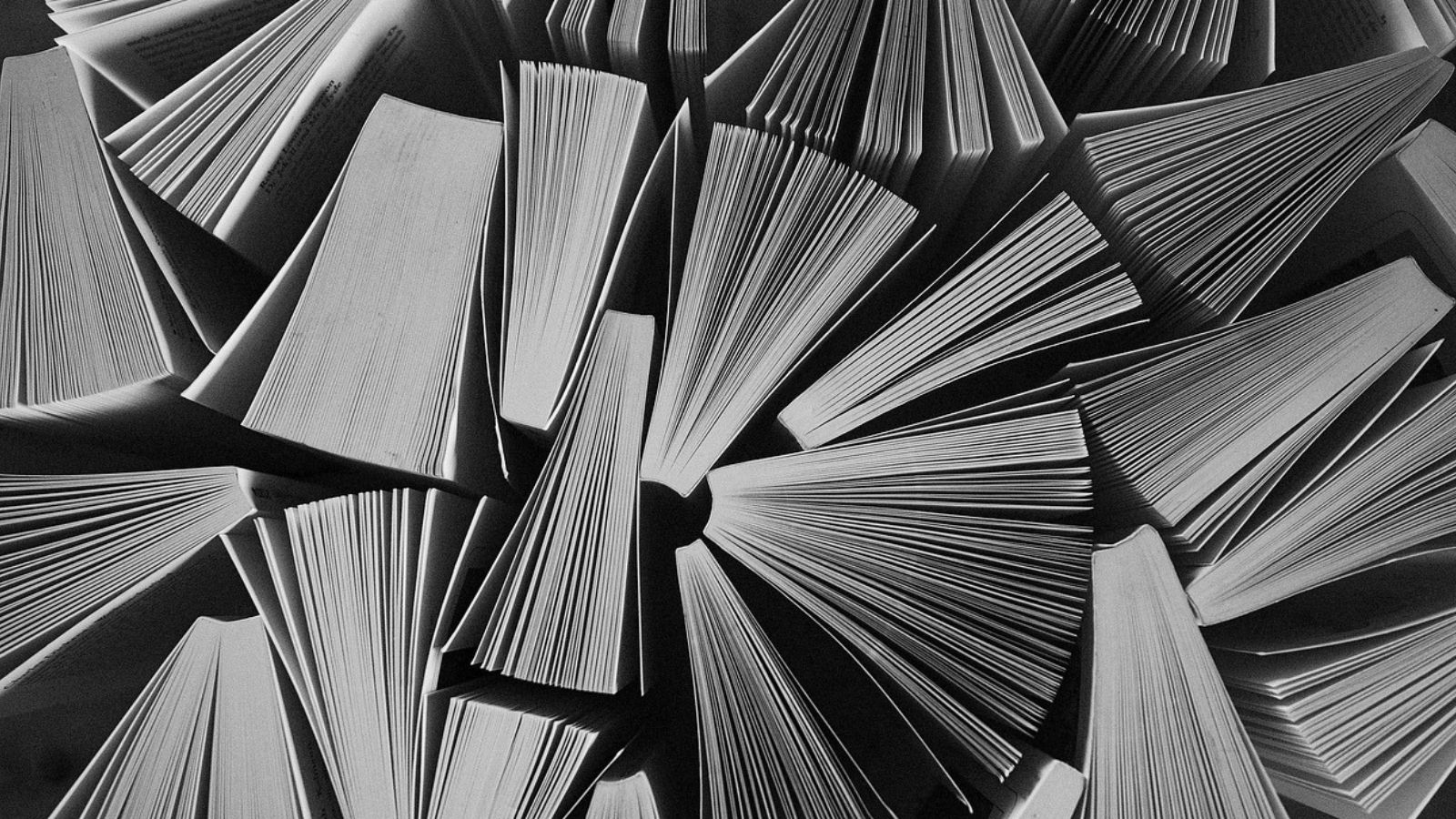 Livros lombada a mostra