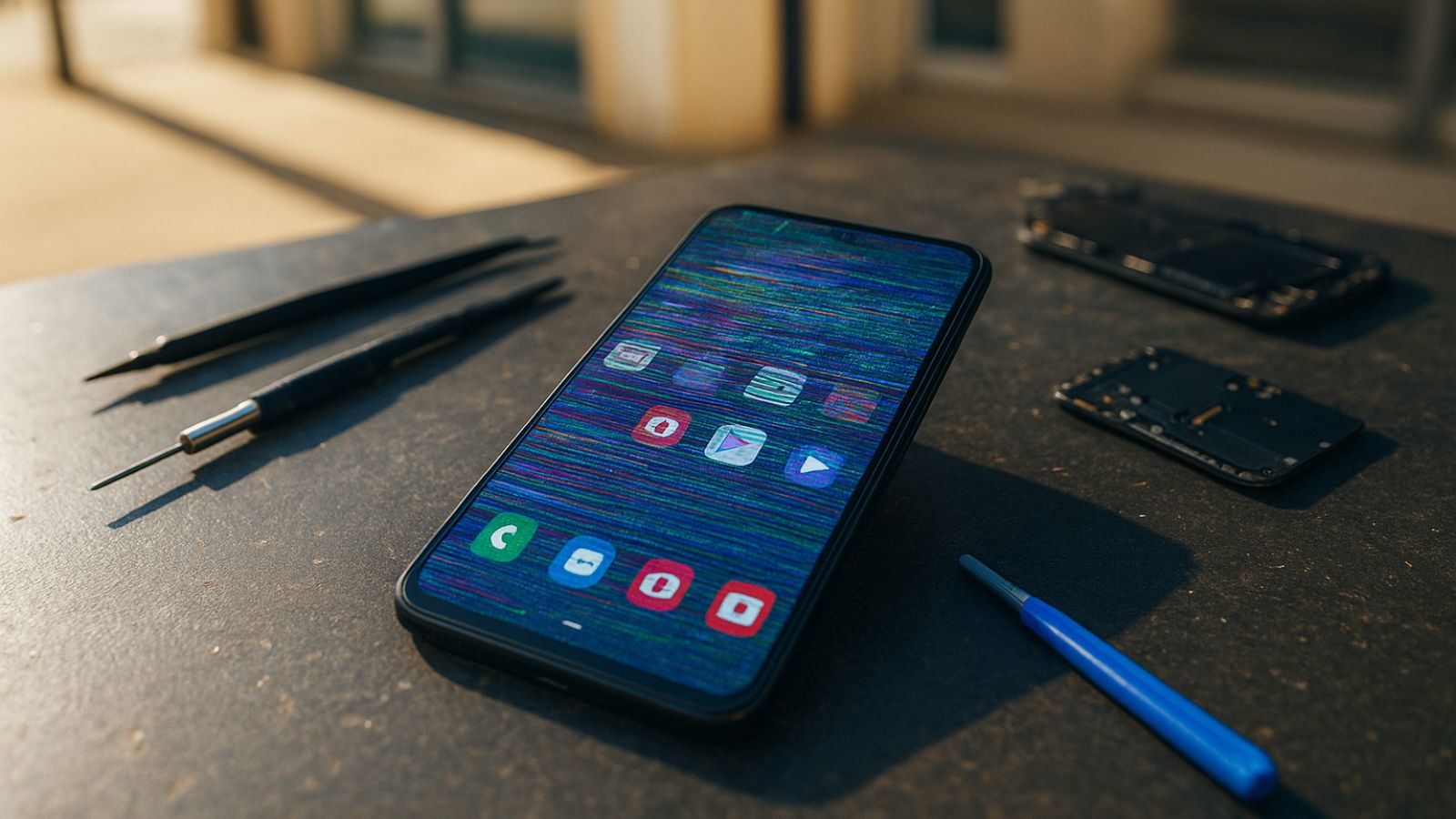 Reparos em Smartphone com Ferramentas