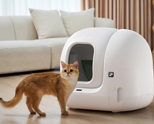 caixa de areia autolimpante para gatos