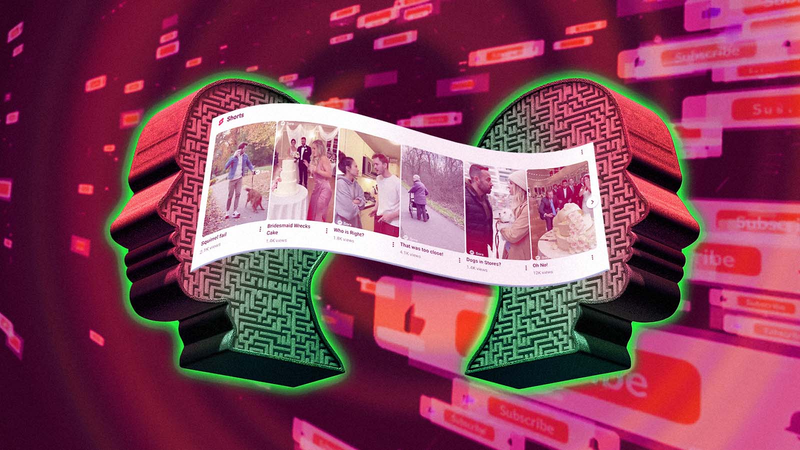 imagens de canal de vídeos criados por inteligência artificial