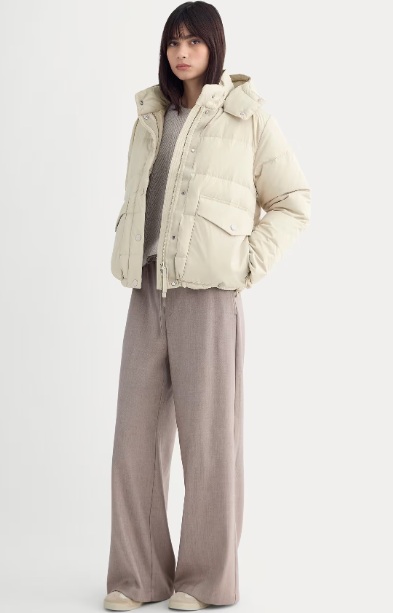 jaqueta reciclável da marca Everlane