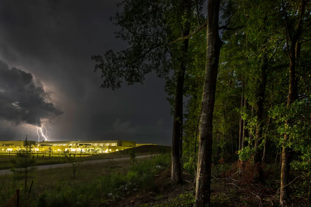 prédio de data center da Meta instalado no estado da Geórgia, nos EUA