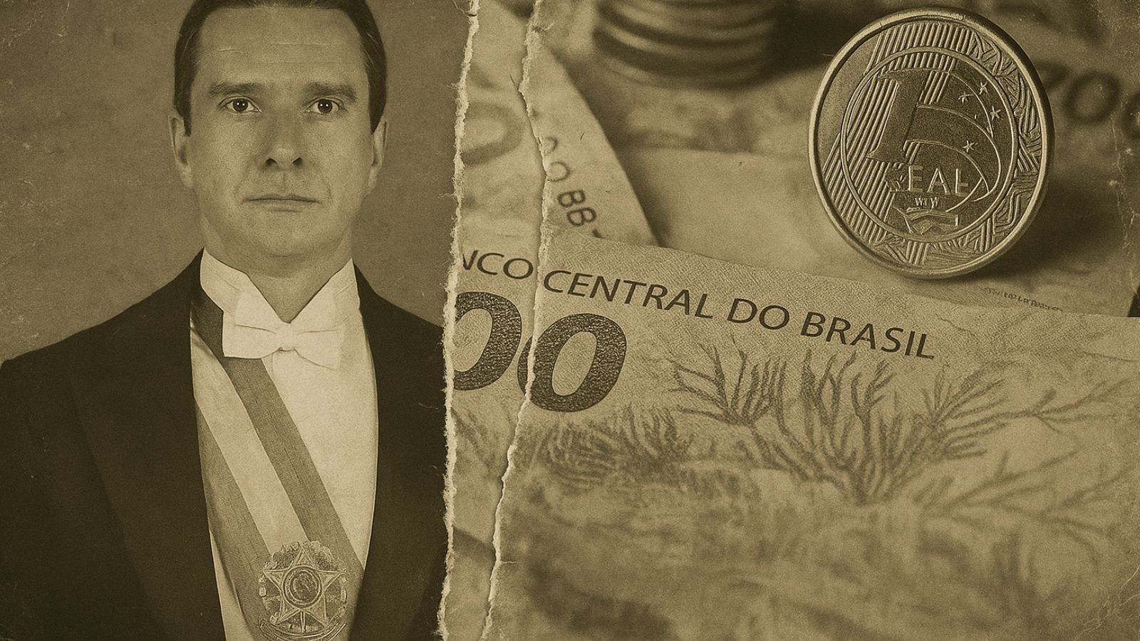 Collor e dinheiro real