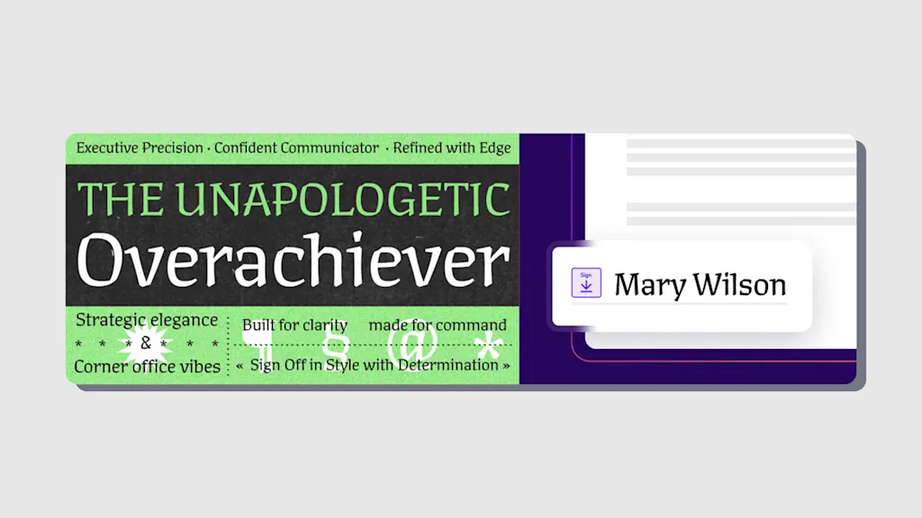 nova fonte de letra cursiva da Docusign para assinaturas digitais