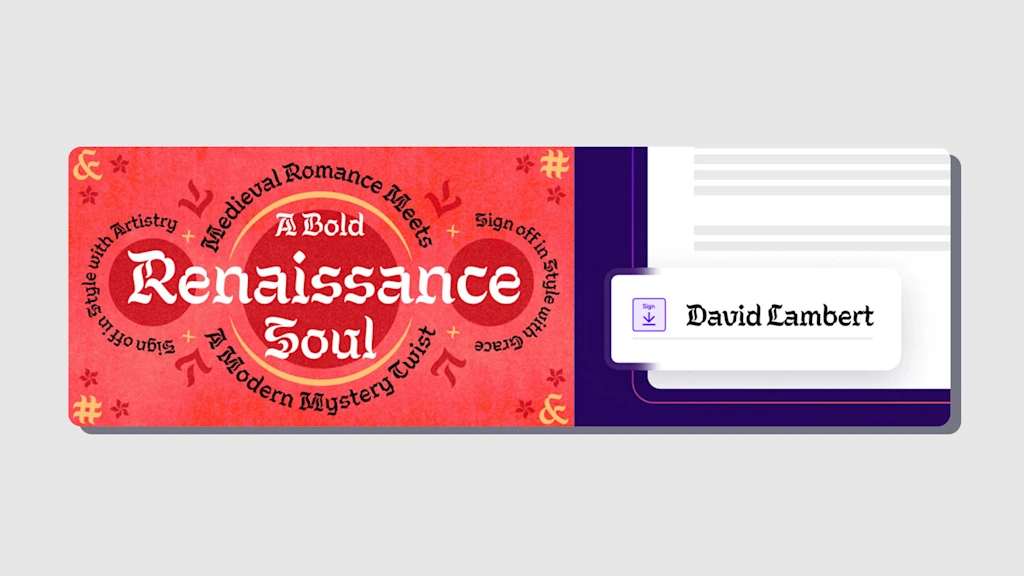 nova fonte de letra cursiva da Docusign para assinaturas digitais