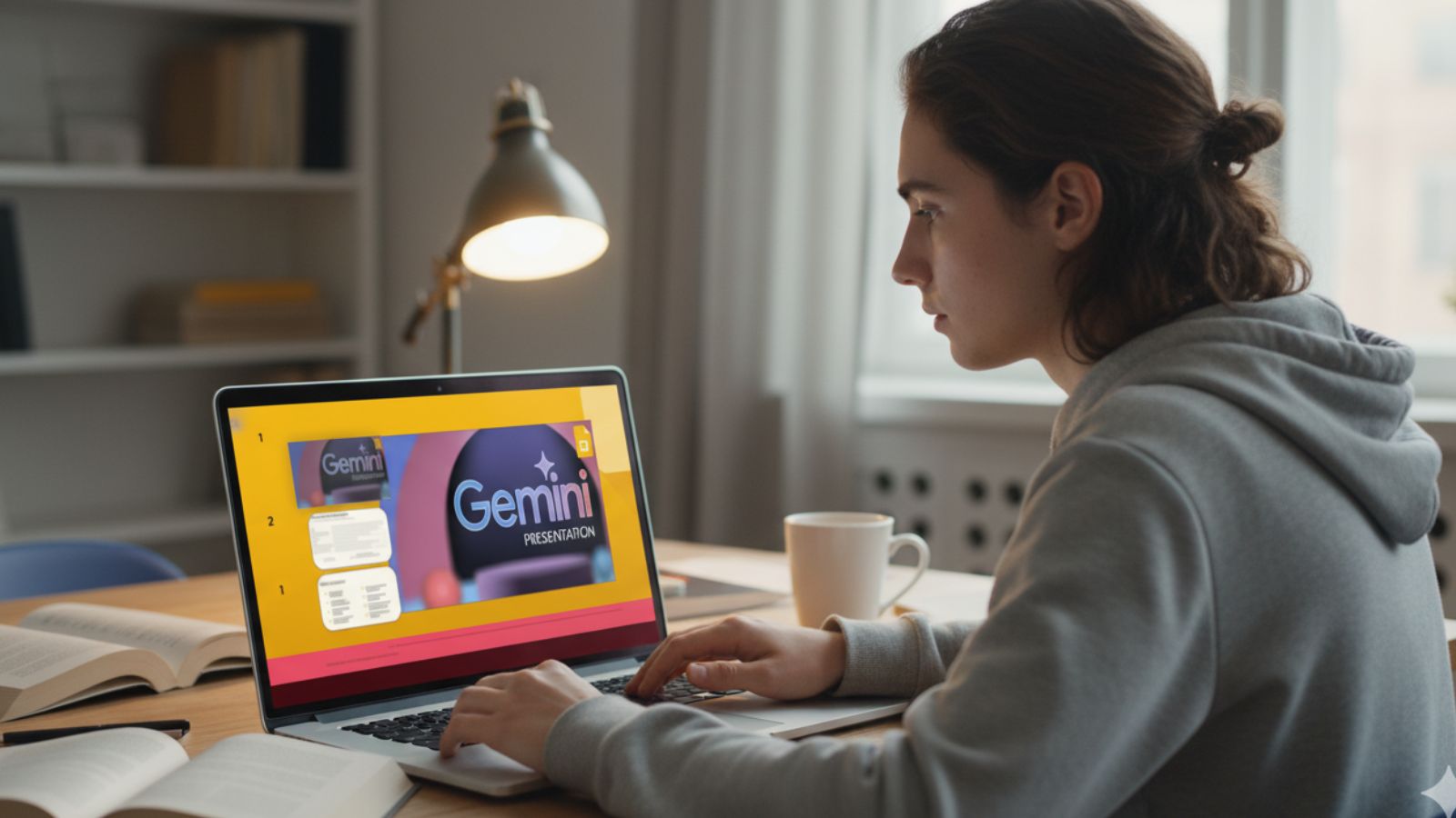 Estudante usando Gemini