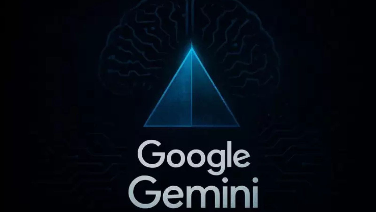 Google Gemini em fundo preto