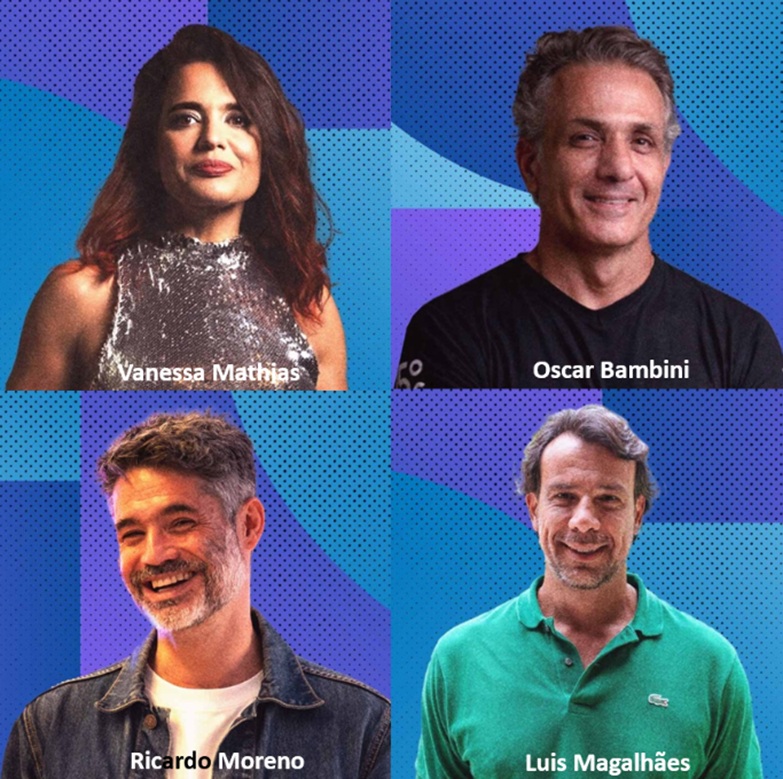 Vanessa Mathias, Oscar Bambini, Ricardo Moreno e Luis Magalhães, participantes do Innovation Festival 2025
