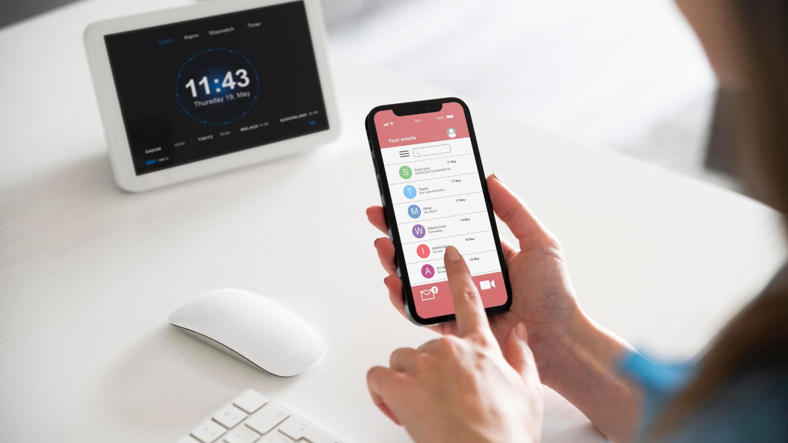 Celular cheio de notificações e alertas