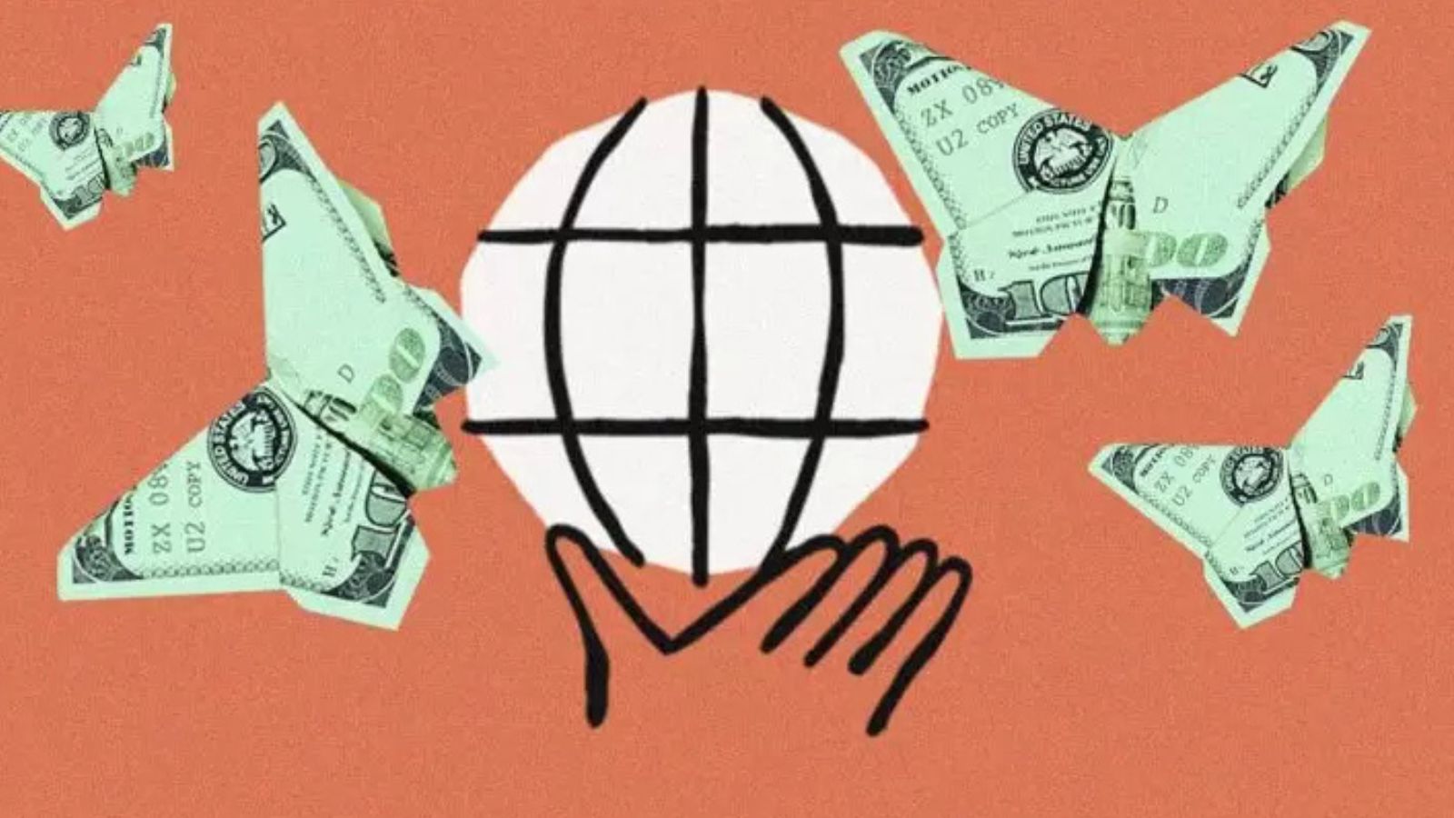 Símbolo da Anthropic e dólar