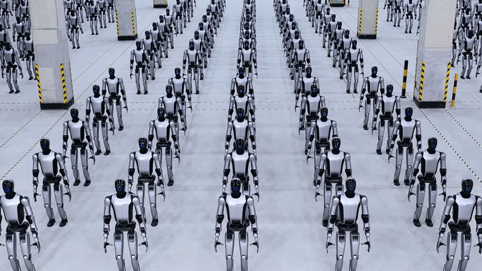 Exército de robôs da China