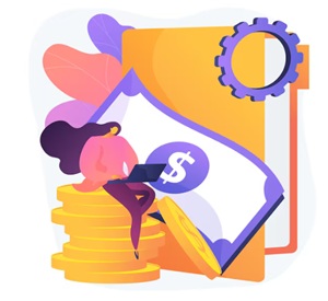 cálculo de despesas mensais