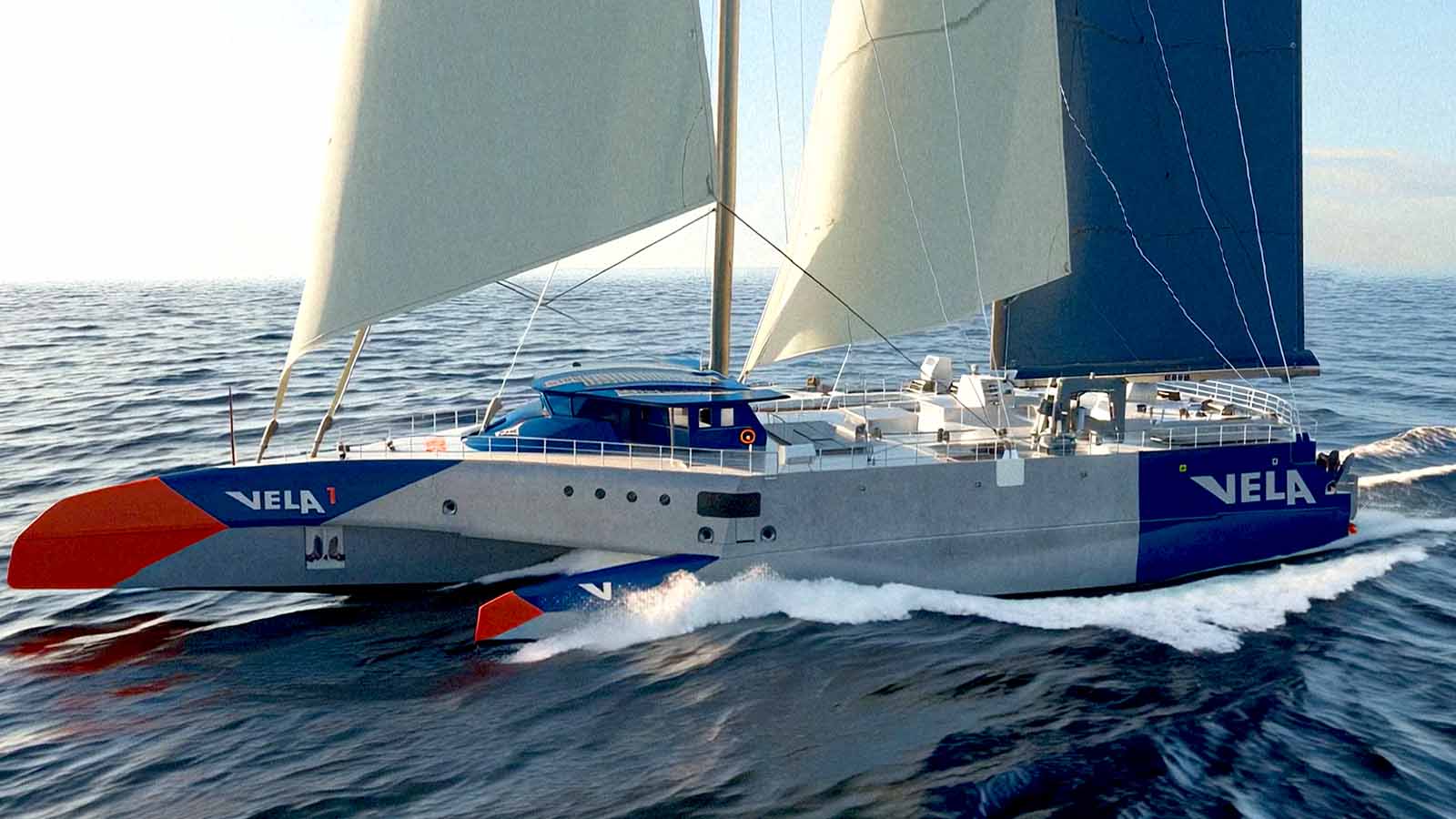 navio de carga movido pela força dos ventos