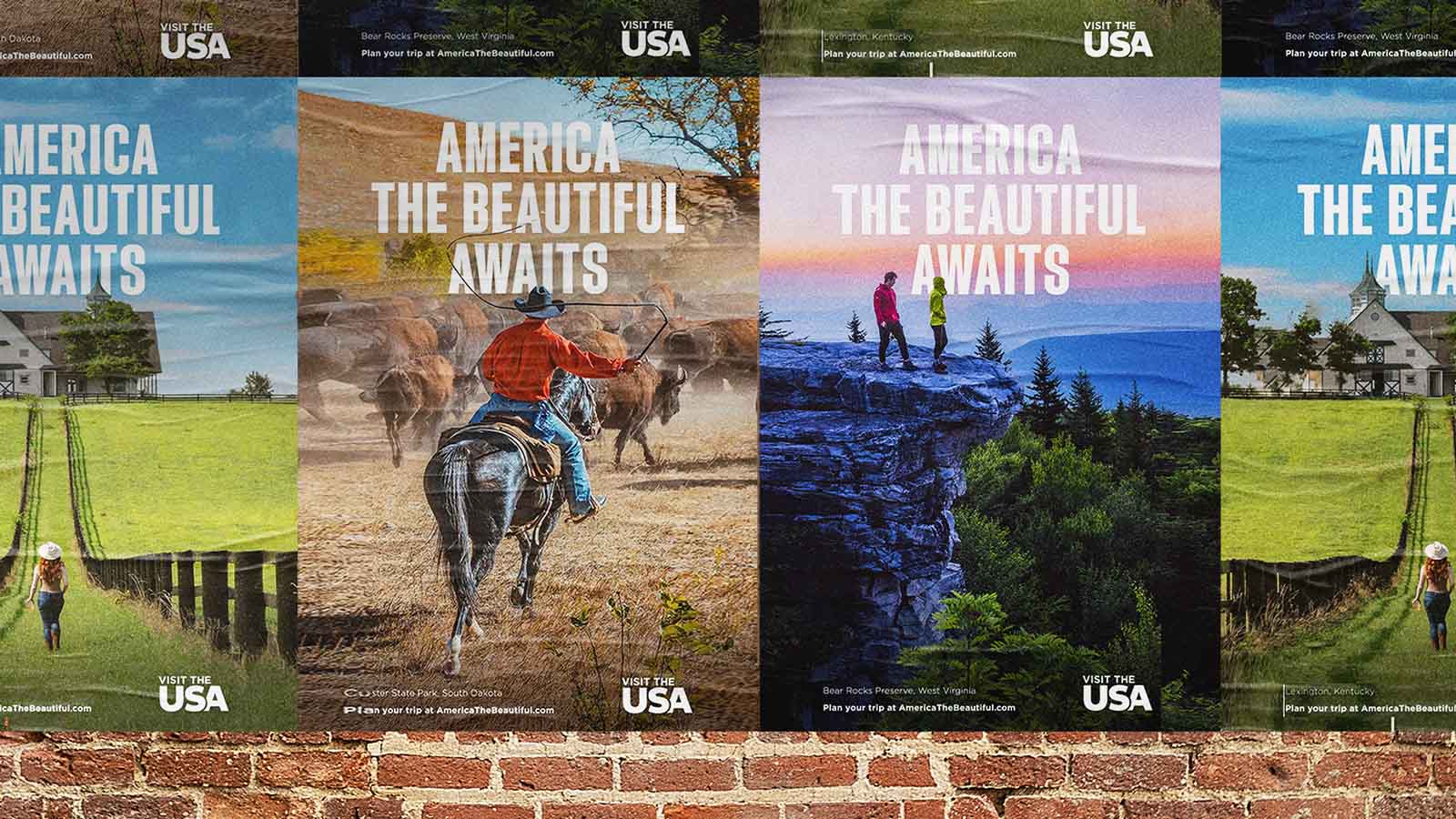 campanha publicitária "America the Beautiful", de incentivo ao turismo nos EUA