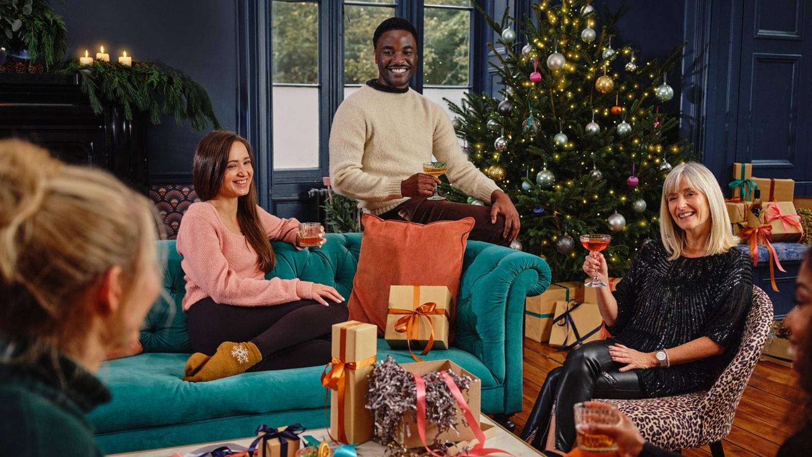 Família reunida no Natal