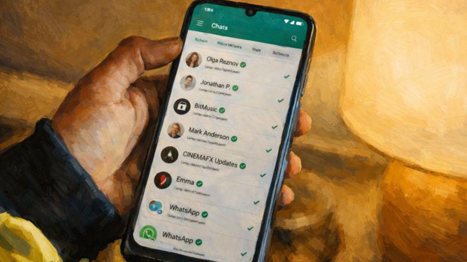Conversa de WhatsApp