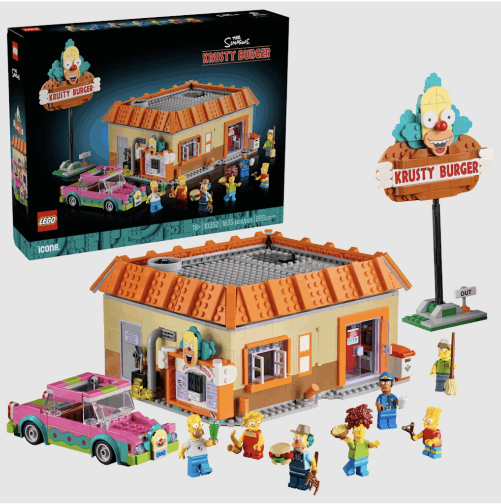 The Simpsons: Krusty Burger (Divulga&ccedil;&atilde;o/Lego)