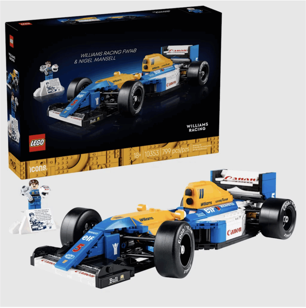 Williams FW14B, pilotado por Nigel Mansell (Divulga&ccedil;&atilde;o/Lego)