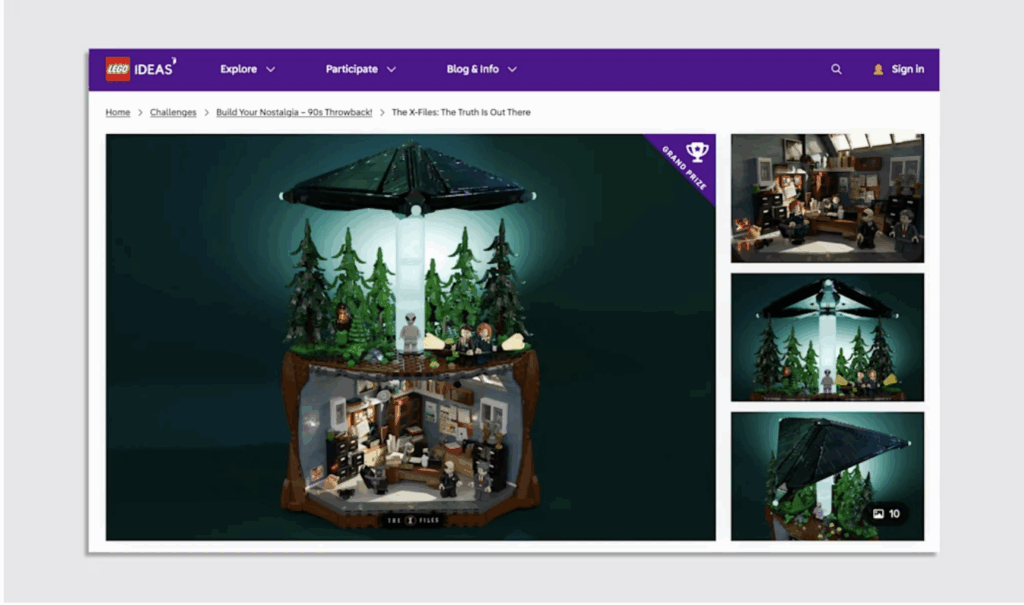 Arquivo X (Divulga&ccedil;&atilde;o/Lego)