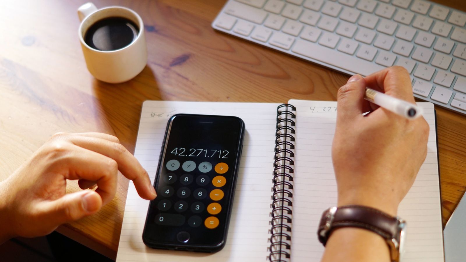 Calculadora e contas